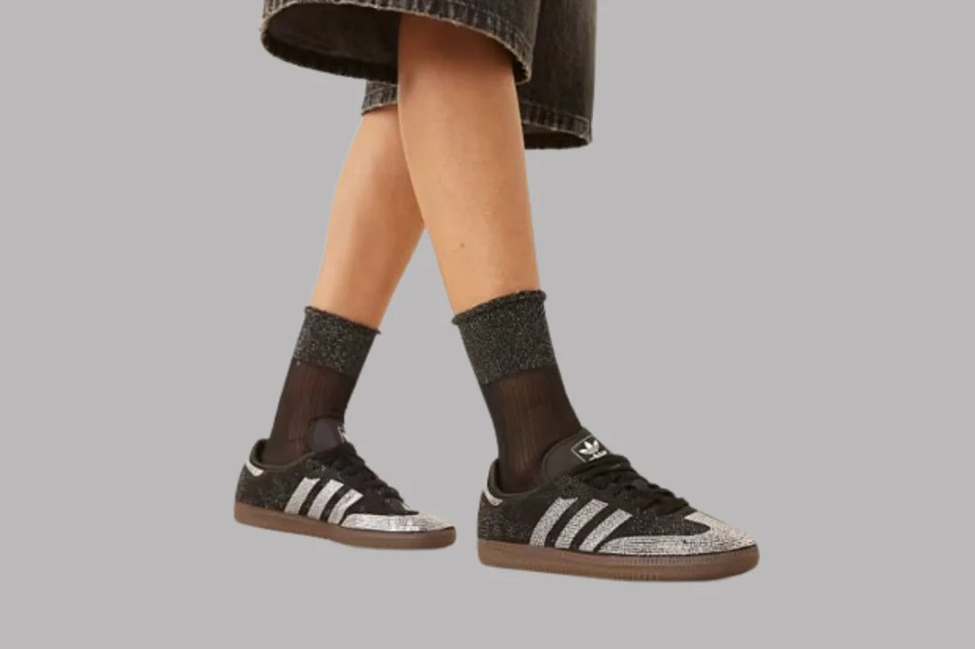 SAMBA OG STRASS BLACK SILVER