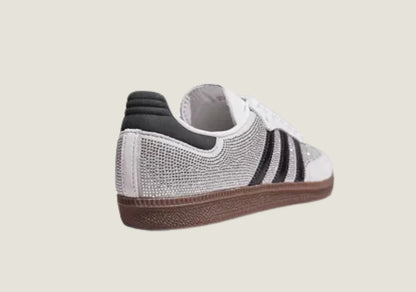 SAMBA OG RHINESTONE-EMBELLISHED TRAINERS