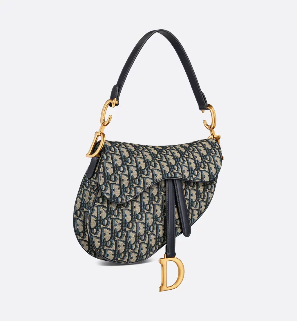 Saddle Bag With Strap - Blue Edition