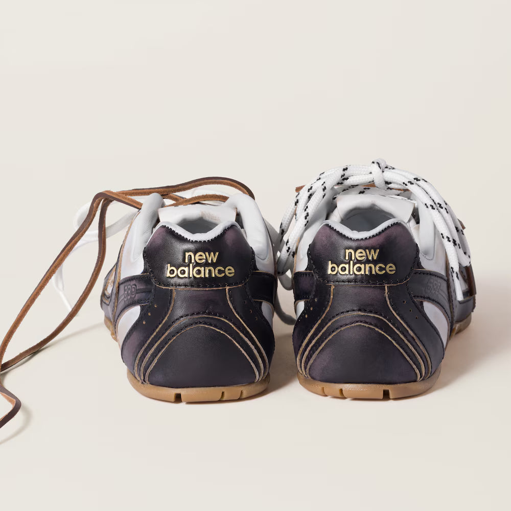 530 SL Runner – Deco’ Calf Leather & Suede Edition (Black / White)