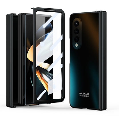 Shockproof Plating Hinge Case for Samsung Galaxy Z Fold 4