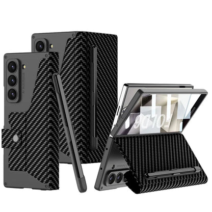 Shockproof Leather Case with Screen Protection For Samsung Galaxy Z Fold 6