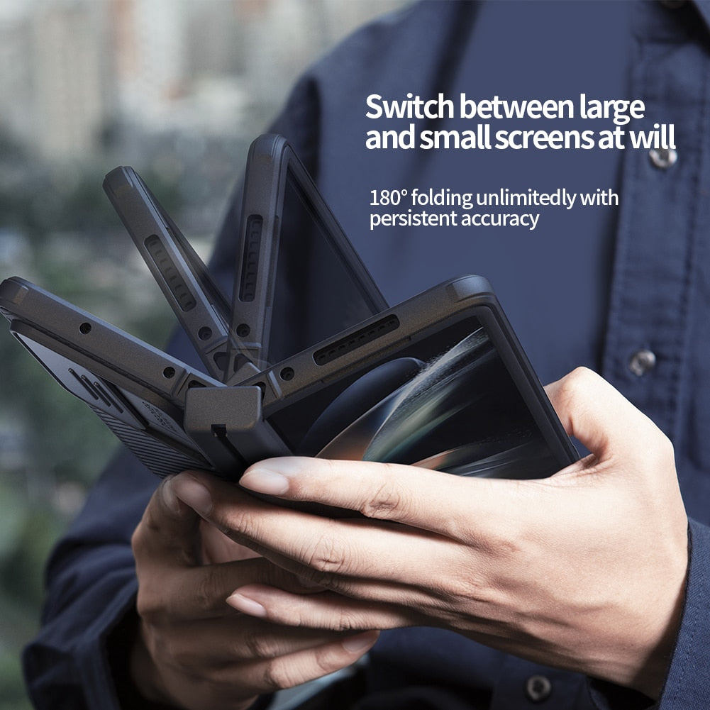 Case with Camera Protection Slide for Samsung Galaxy Z Fold 4